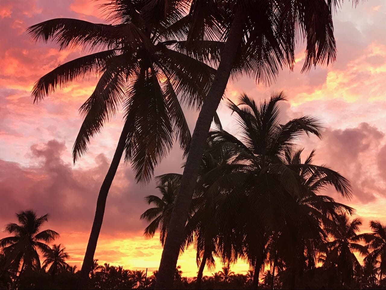 закат в доминикане - Punta-cana
